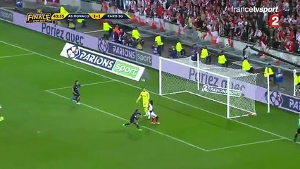 Monaco 1-2 PSG But de Di Maria ! coupe de la ligue 01042017