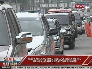 SONA: Kabi-kabilang road reblocking sa Metro Manila, asahan nayong summer