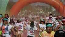 Bangkok celebra la quinta edición de su 'carrera de colores'