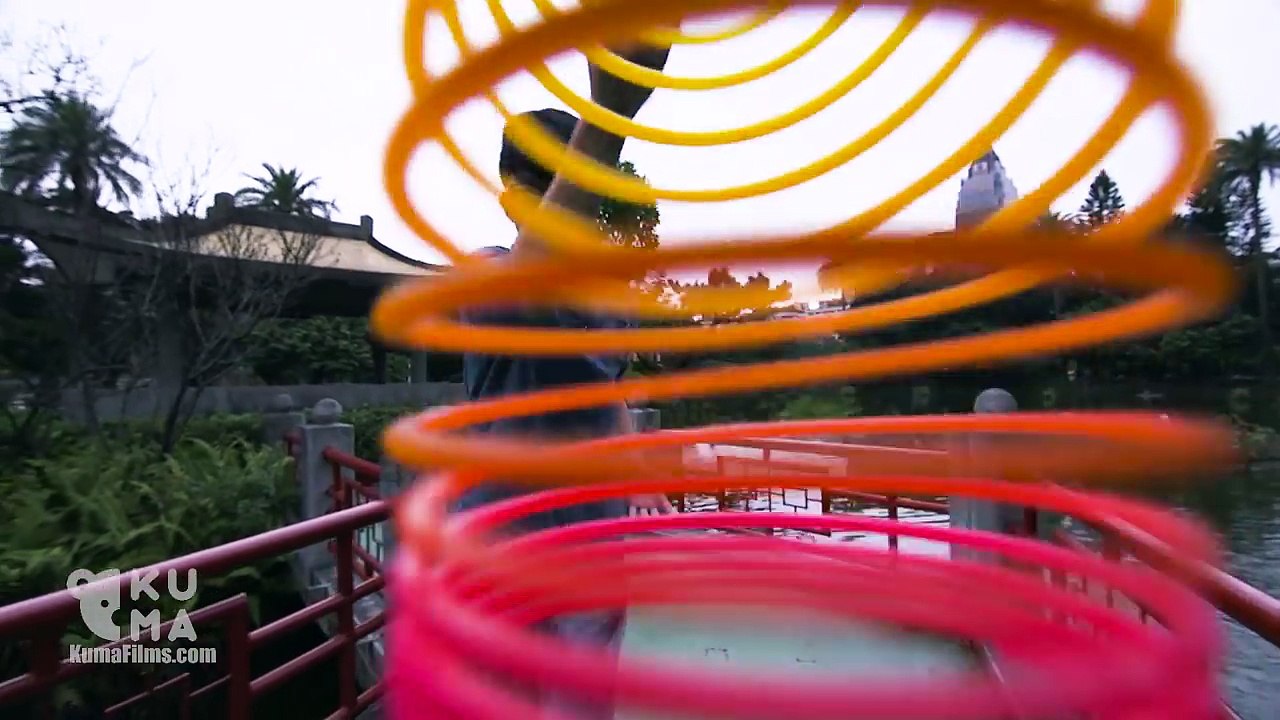 Incredible slinky tricks.