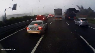 Tornado On The Road! - Dramatic Footage