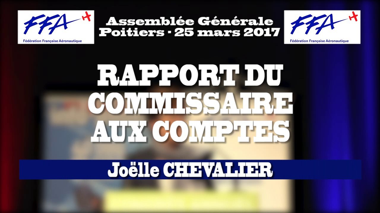04 - FFA - AG2017 Poitiers - RAPPORT DU COMMISSAIRE AUX COMPTES