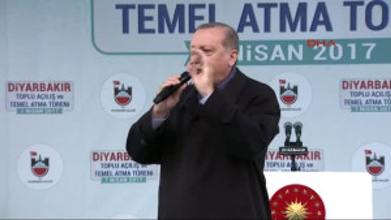 Diyarbakır - Erdoğan PKK Yanlıları 'Barış Barış' Diyor, Soruyorum; Elde Silah Varken Barış Olur mu 4