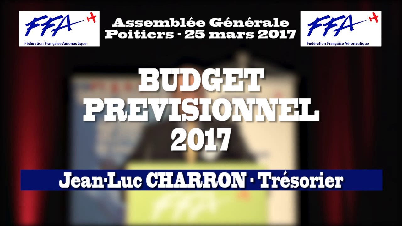 05 - FFA - AG2017 Poitiers - BUDGET PREVISIONNEL 2017