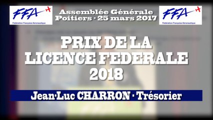 06 - FFA - AG2017 Poitiers - PRIX DE LA LICENCE FEDERALE 2018