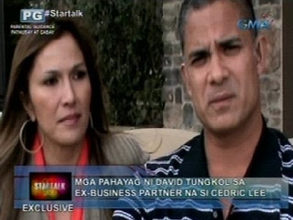 Exclusive interview kay David na dating business partner ni Cedric Lee