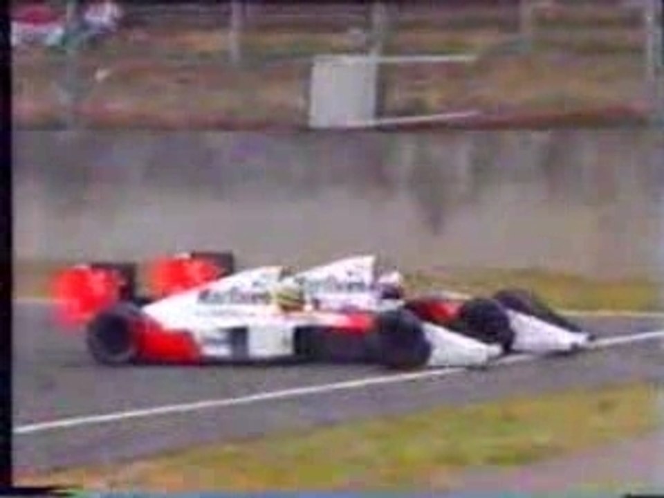1989 Formule 1 Grand Prix Suzuka,Senna and Prost Crash