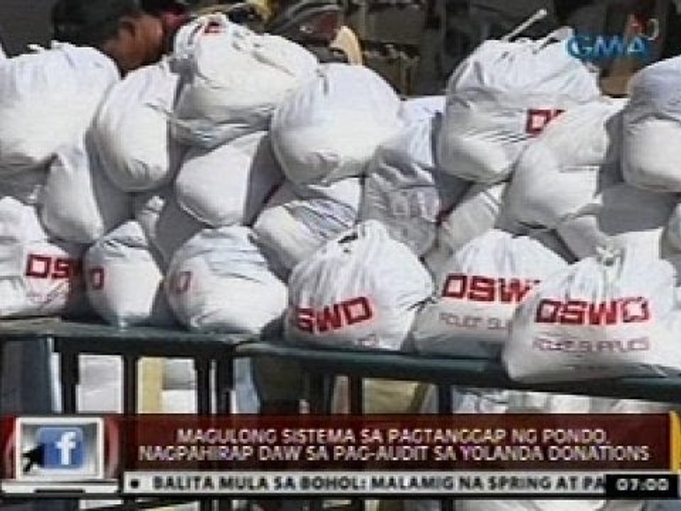 24 Oras: Magulong sistema sa pagtanggap ng pondo, nagpahirap daw sa pag-audit sa Yolanda donations