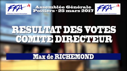12 - FFA - AG2017 Poitiers - RESULTAT DES VOTES DU MATIN DONT COMITE DIRECTEUR