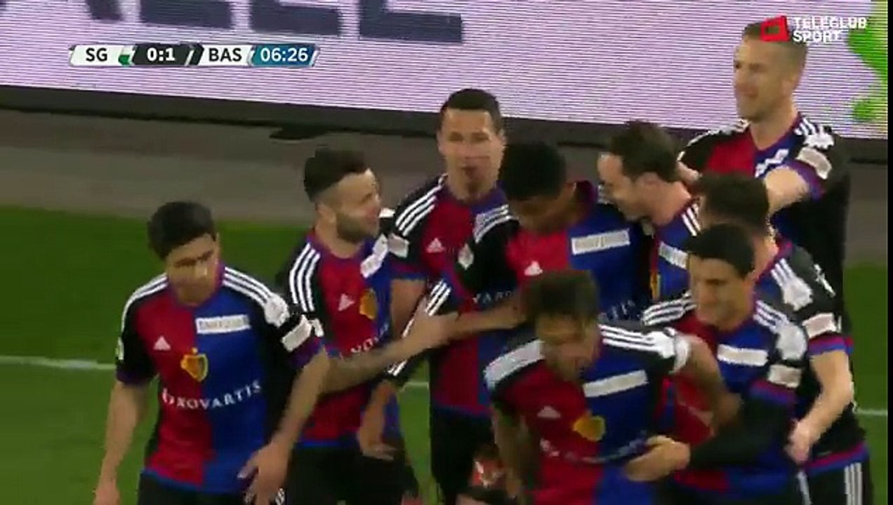 St.Gallen 0:3 FC Basel (Swiss Super League 1.April 2017)