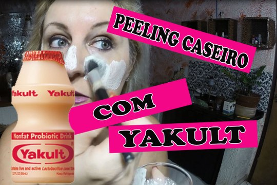 PEELING CASEIRO COM YAKULT COMO REMOVER MANCHAS ESCURAS NO ROSTO