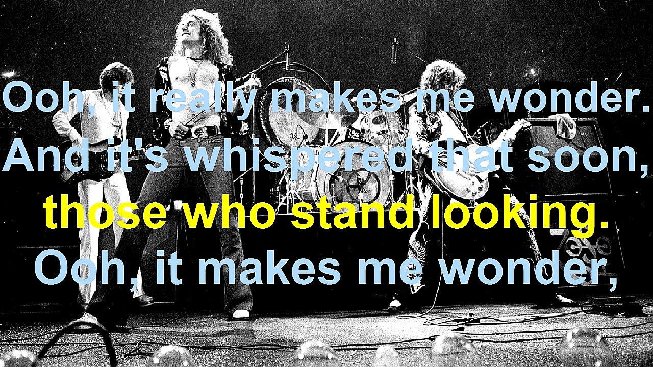 Led Zeppelin - Stairway to Heaven - Karaokê