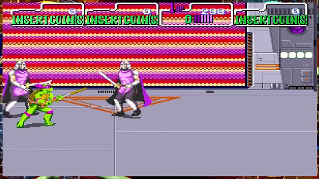 Teenage Mutant Ninja Turtles TMNT Arcade Game 1989 Retro last boss stage Krang and Shredder