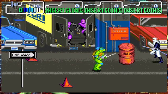 Teenage Mutant Ninja Turtles TMNT Arcade Game 1989 Retro Walkthrough stage 4