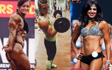 Female Bodybuilders INDIA vs PAKISTAN vs BAHRAIN, Comparison