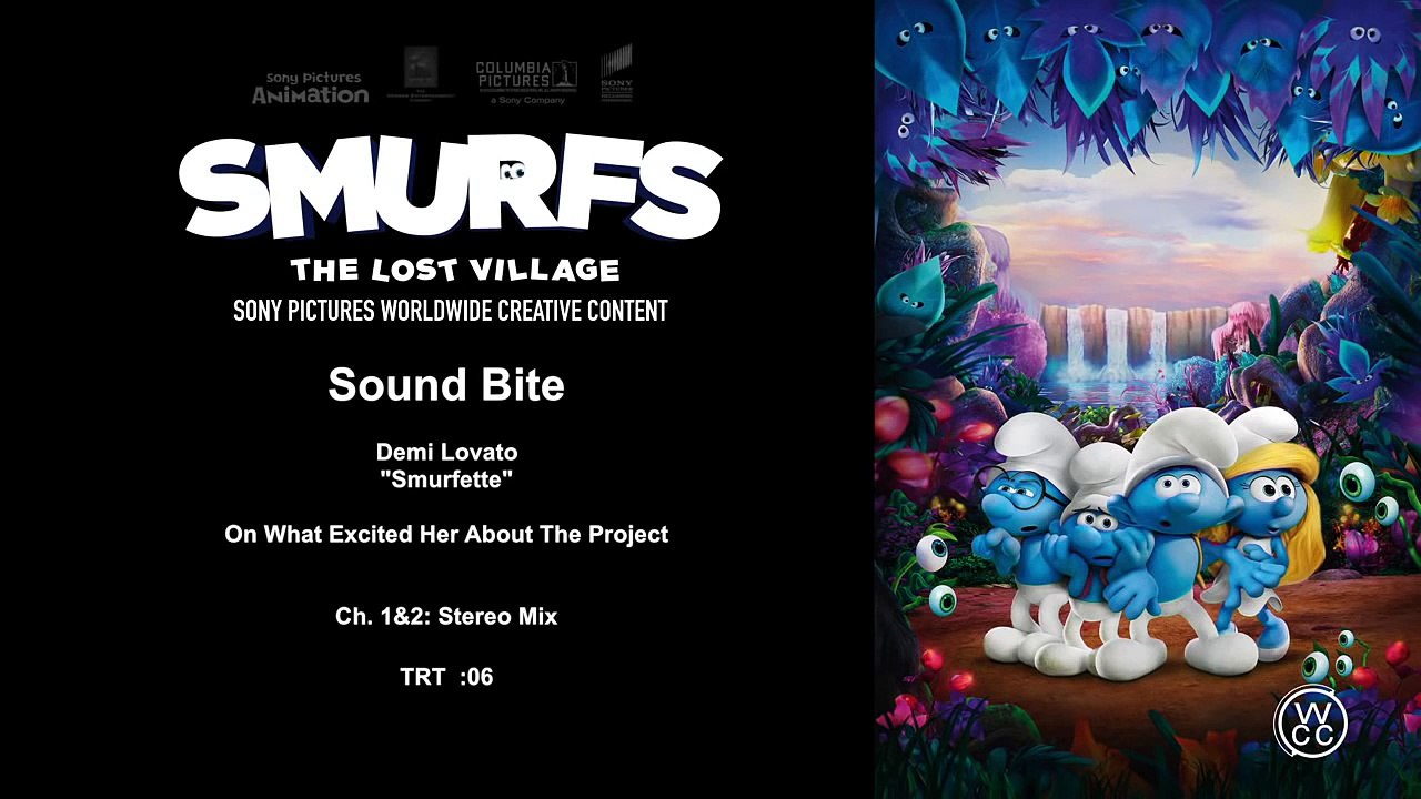 Smurfs The Lost Village -Smurfette- Interview - Demi Lovato