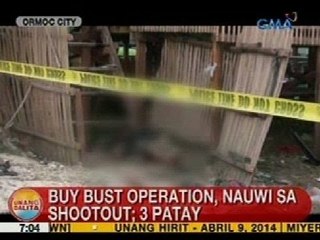 UB: Buy-bust operation sa Ormoc City, nauwi sa shootout; 3 patay