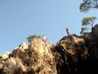 saut aux falaises à cannes ça pu comme dabe lol