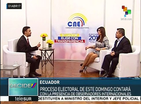 Pozo: Elección en Ecuador contará con observadores internacionales