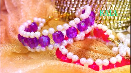 How to make bracelets with beads _ Easy Tutorial _ 2017