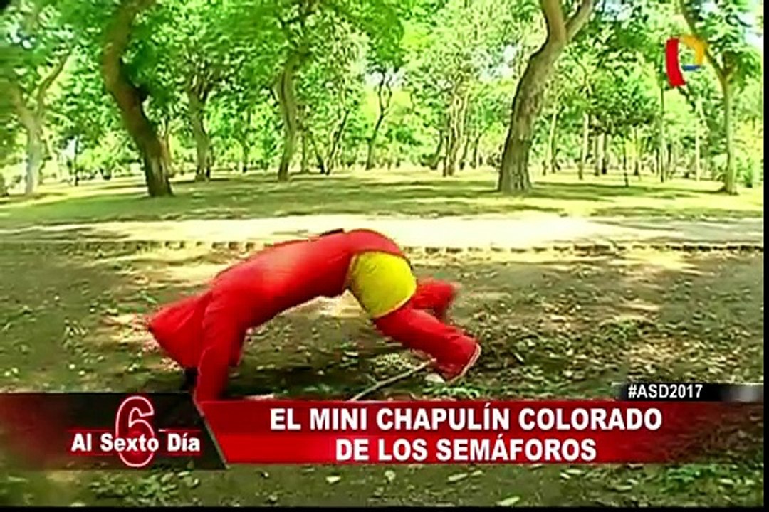 Milton Mormontoy: el mini "Chapulín Colorado" de la calle
