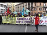Napoli - Gepin, sindacati riuniti prima dell'incontro al Mise (01.04.17)