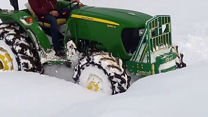 Tractor in the Snow attempt