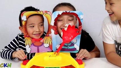 Pie Face Showdown Kids Fun Game Cha  Cream In The Face