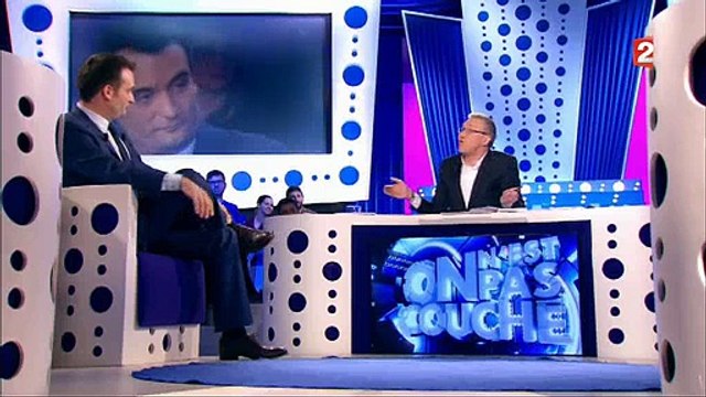 Violent accrochage hier soir entre Florian Philippot et Laurent Ruquier dans On n'est pas couché - Regardez