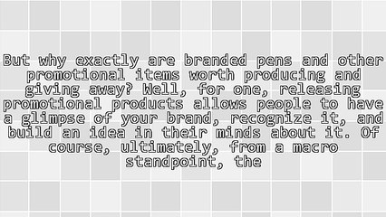 Relevance of Promotional Items