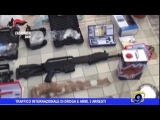 Traffico internazionale di droga e armi: tre arresti, anche una barlettana