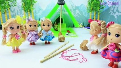Đồ chơi Lucy Búp bê chibi chơi trò chơi dân gian Tập 7 Stop motion Toy story