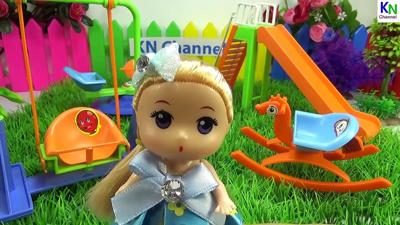 Đồ chơi trẻ em Bé Na & Nhật ký chibi Búp bê công viên Stop motion Baby