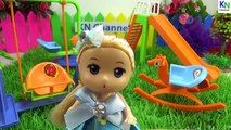 Đồ chơi trẻ em Bé Na & Nhật ký chibi Búp bê công viên Stop motion Baby Doll Park kid toys