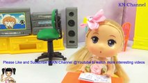 Đồ chơi trẻ em Bé Na Nhật ký Chibi búp bê tập Cách tỉnh ngủ Baby Doll Stop motion Kids toys