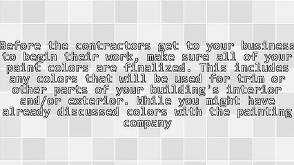 Preparing for a Visit From Commercial Painting Contractors
