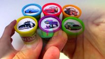 Rainbow Learning Colors DISNEY CARS Playdoh Cans Surprise DisneyCars Clay Modelling-vahGUtsn-YI
