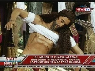 101 imahen na isinasalarawan ang buhay ni Hesukristo, kasama sa prusisyon ng mga taga-Baliuag