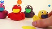 LEARN R FAMILY Nursery Rhymes _ Five Little Ducks Play Doh Surprises _ ABC Surprise Toys