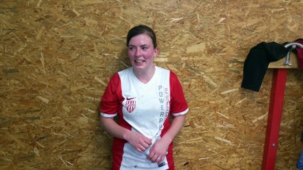 Victoire des féminines 6a3 à craponne. Réaction de doriane Liotard