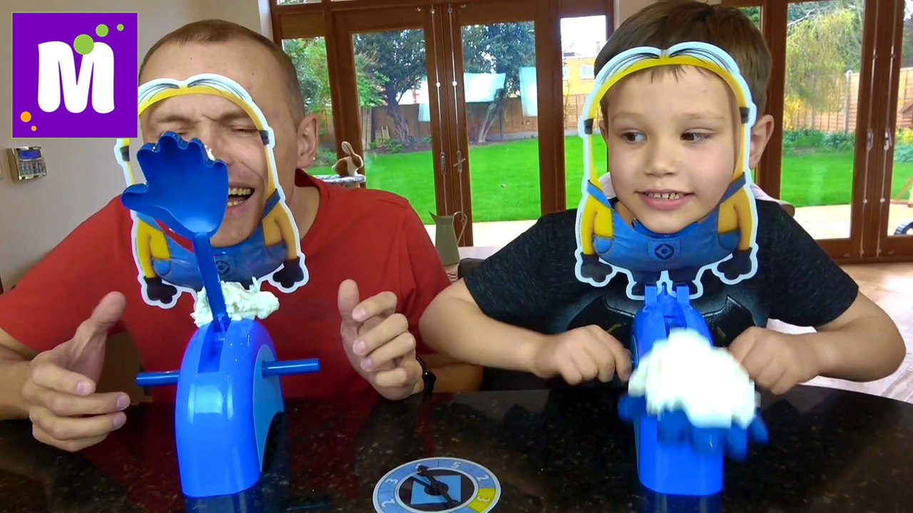 Новый Пирог в лицо ЧЕЛЛЕНДЖ 2017 Миньоны Много конфет и желейное САЛО Pie Candy Face Challenge новые серии видео канал