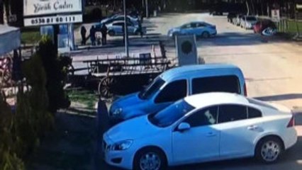 Motosiklet Kazası Kamerada