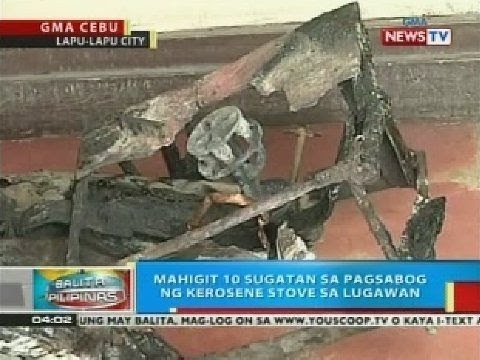 BP: Mahigit 10 sugatan sa pagsabog ng kerosene stove sa Lapu-lapu City