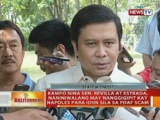 Kampo nina Sen. Revilla at Estrada, naniniwalang may nanggigipit kay Napoles