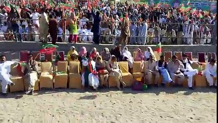 A Short Video From Talagang Jalsa Gah Before Arriival of Imran Khan 02.04.2017