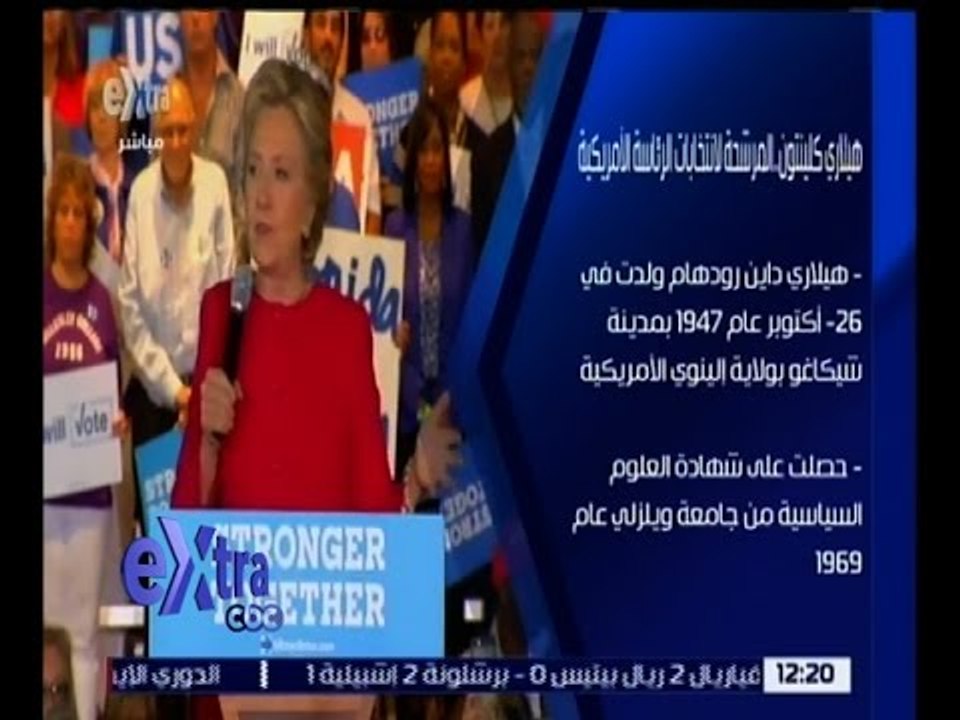 غرفة الأخبار | تعرف على .. هيلاري كلينتون المرشحة لانتخابات الرئاسة الأمريكية