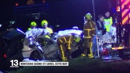 Saône-et-Loire : tragique accident de la route