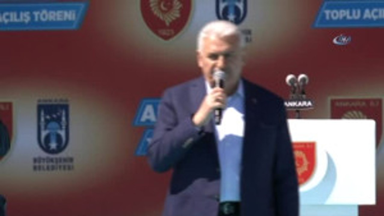 Başbakan Binali Yıldırım, "Ankaralılar Can Verdiler Ama Teröristlerin Başkenti İşgal Etmesine İzin...