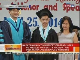 Natatanging Communication graduates ng Angeles University Foundation, pinarangalan ng Kapuso Network