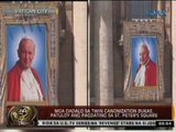 Mga dadalo sa twin Canonization bukas, patuloy ang pagdating sa St. Peter's Square